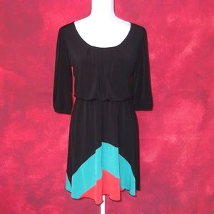 Sweet Storm Color Block Dress Size Medium